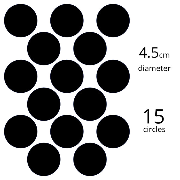 Custom Icing edible images 4.5cm diameter (15 circles)