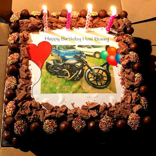 Large 25cm Square Custom Icing edible image cake topper - CustomIcing.com.au