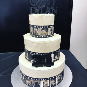 19cm x 5.6cm (16 photos) Edible Printed Icing Film Strips - CustomIcing.com.au