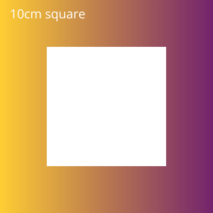 10cm Square Custom Edible Image Cake Topper - CustomIcing.com.au