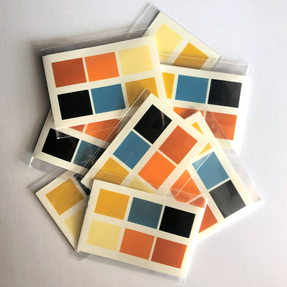 Edible Watercolour (PYO) Paint Palette (1 piece) (Blue/Rust) - CustomIcing.com.au