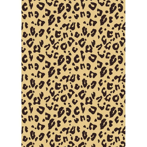 Cheetah print - Edible Printed Wafer Paper A4