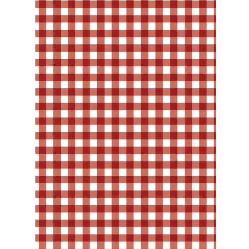 Dark Red Gingham Edible Printed Wafer Paper A4