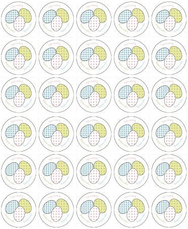 Easter Mini Cupcake Toppers - CustomIcing.com.au