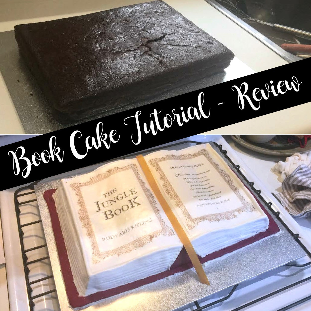 Book Cake Tutorial - Customer Review