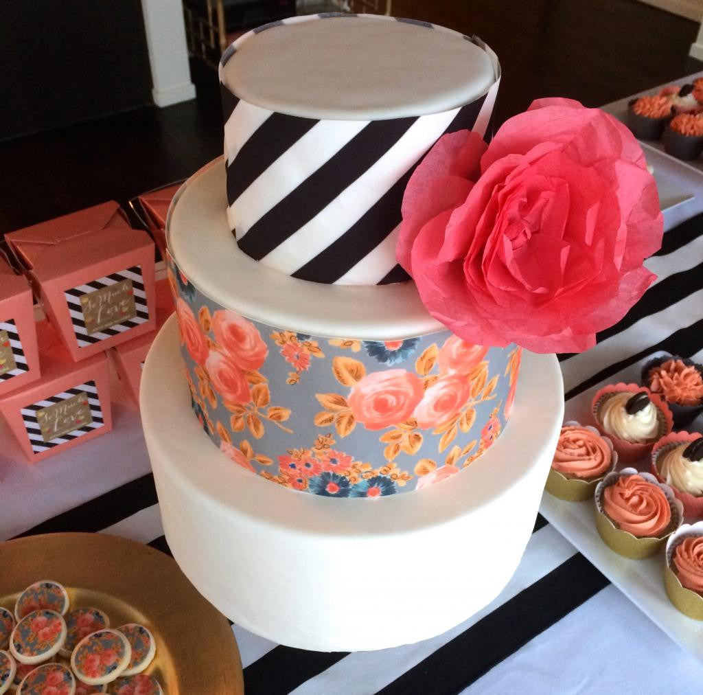 Guest Post - A pretty birthday cake