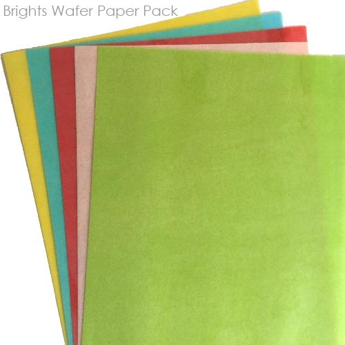 Pre-Coloured Wafer Paper Sheets
