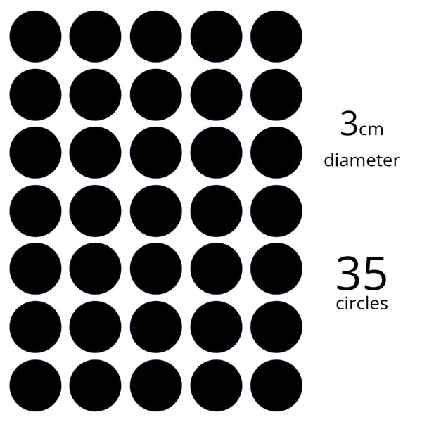Custom Icing edible images 3cm diameter (35 circles)
