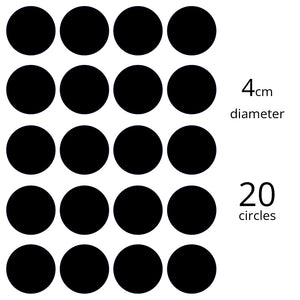 Custom Icing edible images 4cm diameter (20 circles) - CustomIcing.com.au