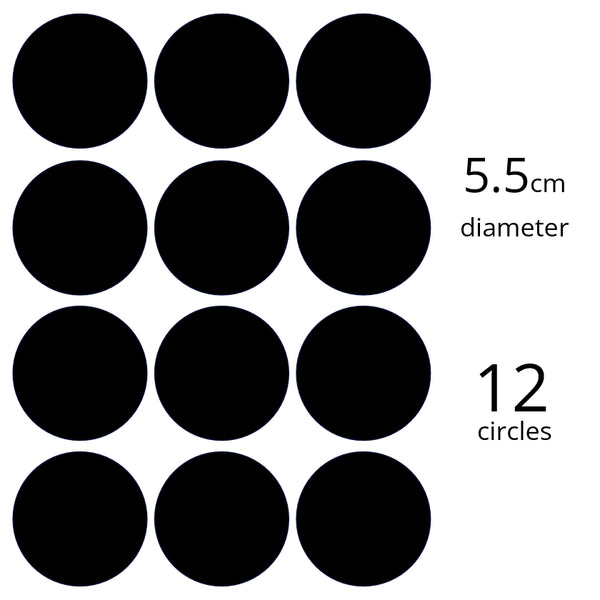 Custom Icing edible images 5.5cm diameter (12 circles)