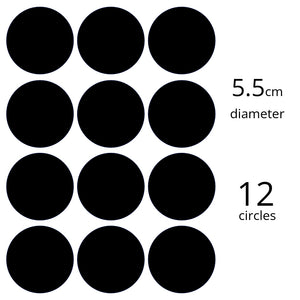 Custom Icing edible images 5.5cm diameter (12 circles) (Fancy Test Copy) - CustomIcing.com.au