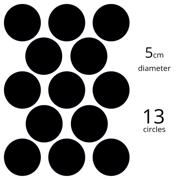 Custom Icing edible images 5cm diameter (13 circles)