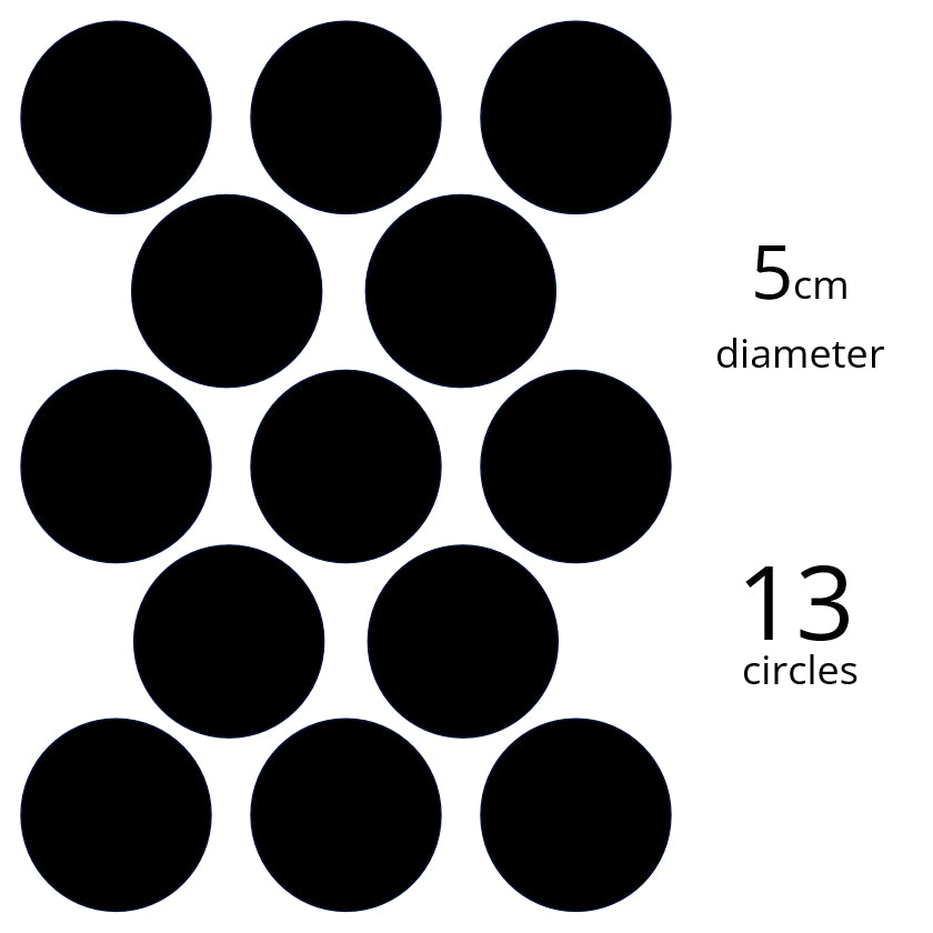 Custom Icing edible images 5cm diameter (13 circles) - CustomIcing.com.au