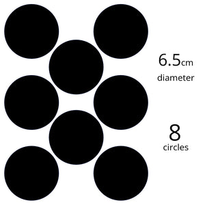 Custom Icing edible images 6.5cm diameter (8 circles) - CustomIcing.com.au