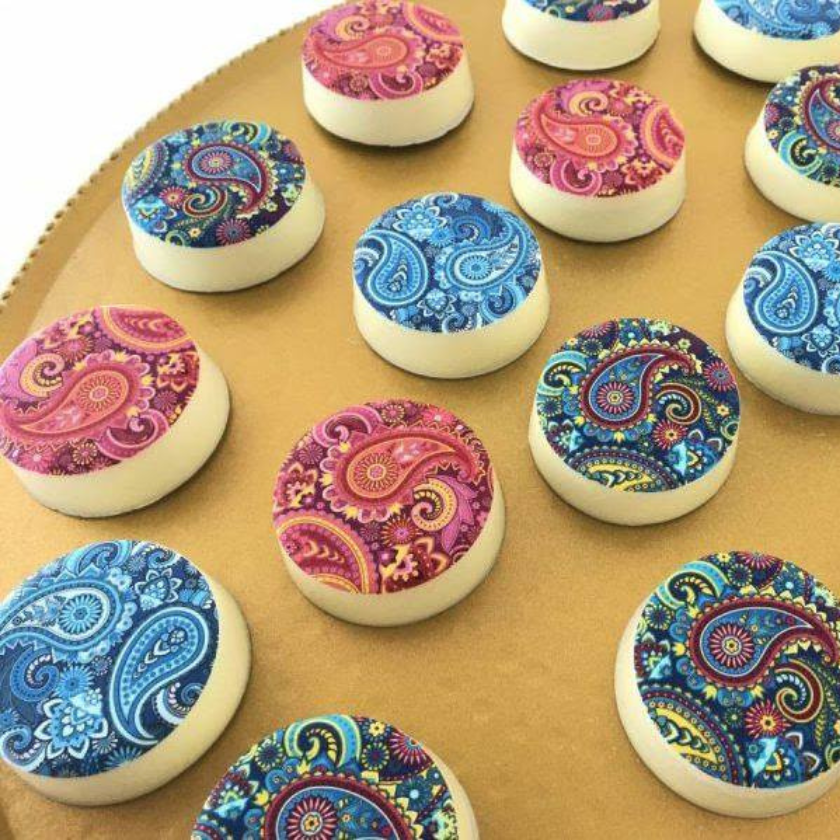 Custom Icing edible images 6cm diameter (9 circles) - CustomIcing.com.au