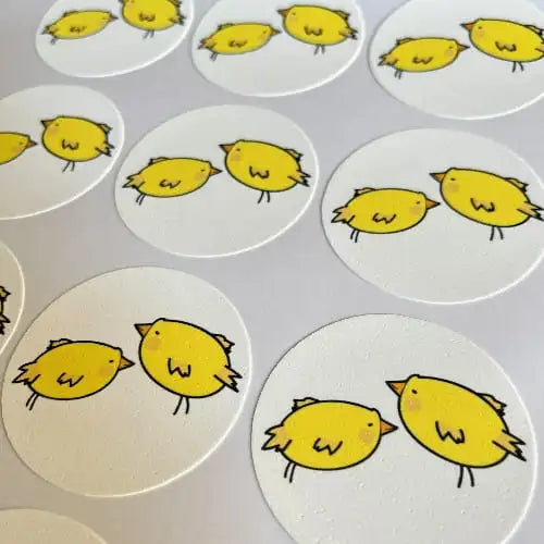 Easter Chicks Edible Printed Icing (Many sizes available) - CustomIcing.com.au