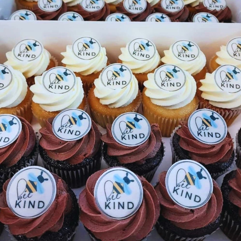 5cm diameter Custom Edible Printed Wafers 13 pieces - CustomIcing.com.au