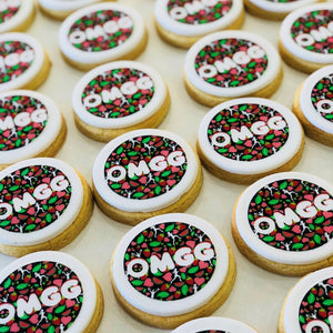 Custom Icing edible images 7.7cm diameter (6 circles) - CustomIcing.com.au