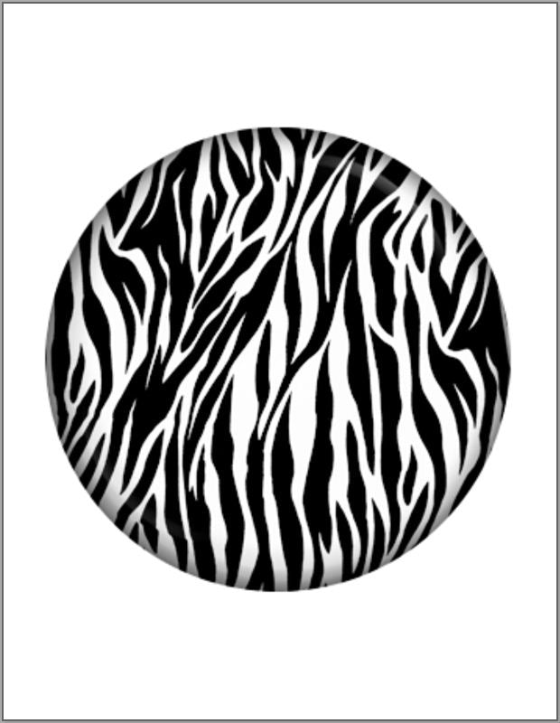 Edible Printed Icing Animal Print Design Cake Toppers