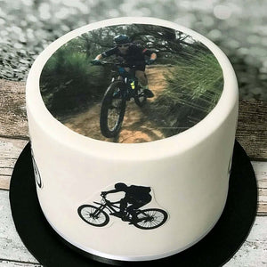 15cm Round Custom Icing edible image cake topper - CustomIcing.com.au
