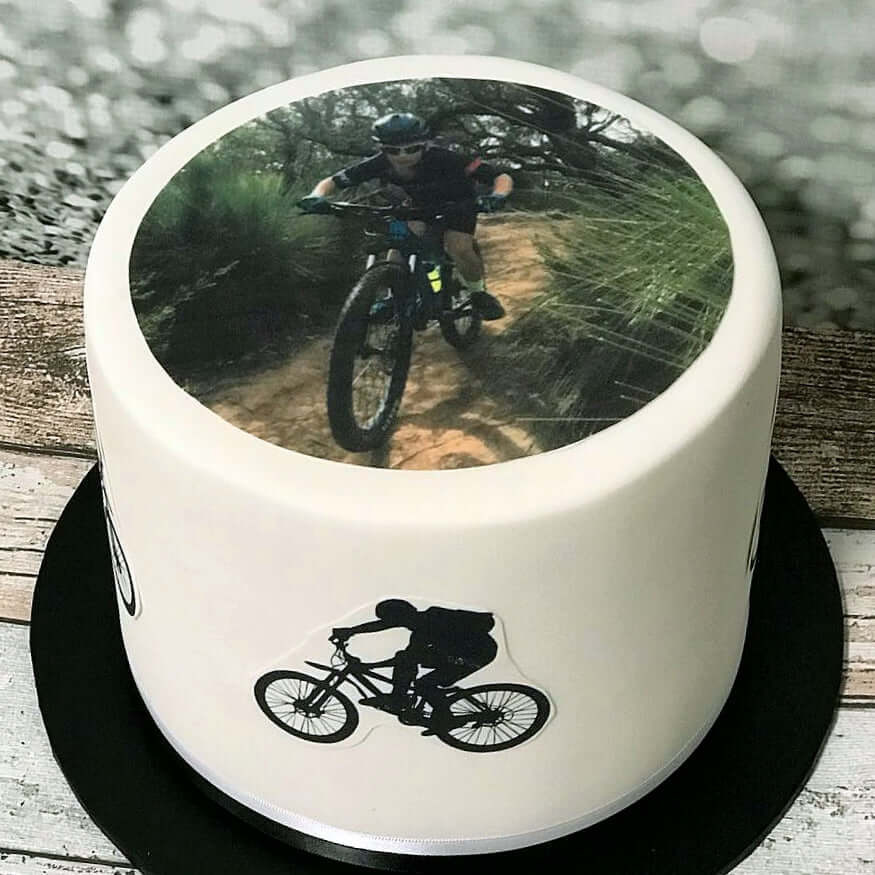 15cm Round Custom Icing edible image cake topper - CustomIcing.com.au