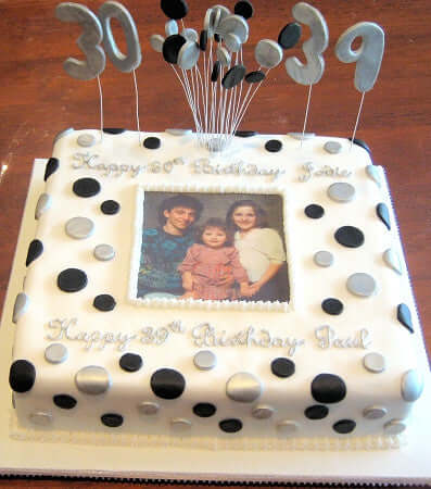 15cm Square Custom Icing edible printed image - CustomIcing.com.au