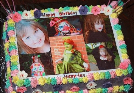 Large 40cm x 25cm A3 Custom Icing edible image cake topper - CustomIcing.com.au