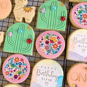 Custom Icing edible images 2.5cm diameter (48 circles) - CustomIcing.com.au