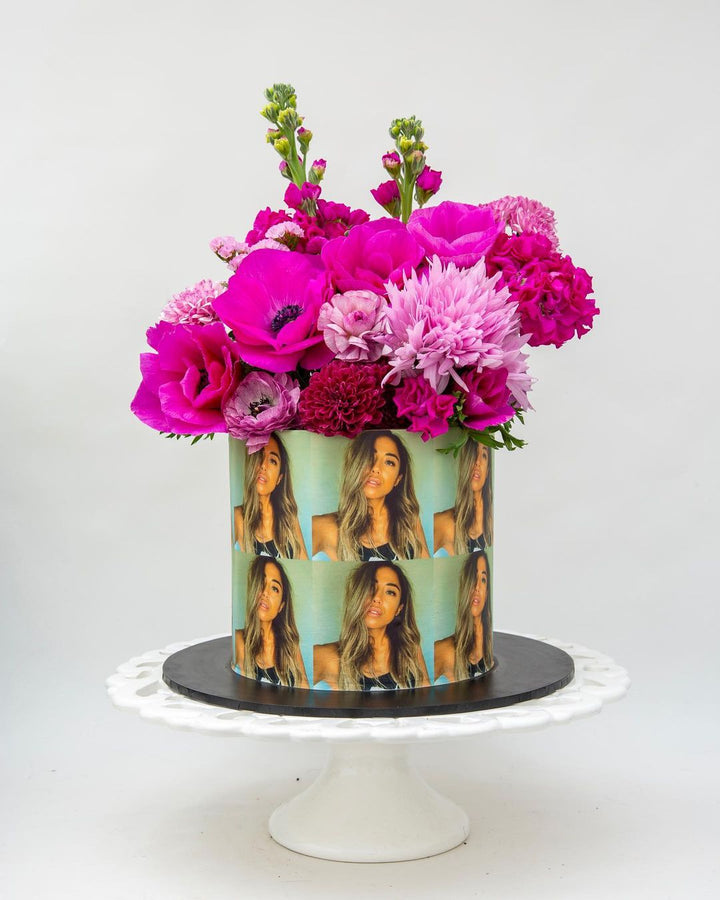 Edible photo collage icing image Cake Wrap