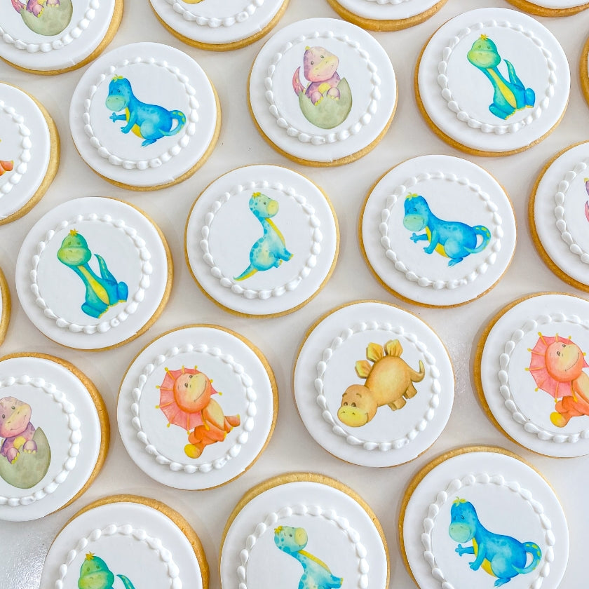 Custom Icing edible images 4cm diameter (20 circles) - CustomIcing.com.au