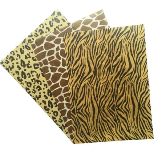 Animal Print Collection B - 3 sheets Edible Printed Wafer Paper A4