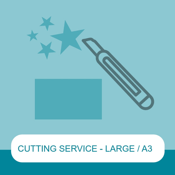Custom Cutting Service (per Large/A3 sheet)