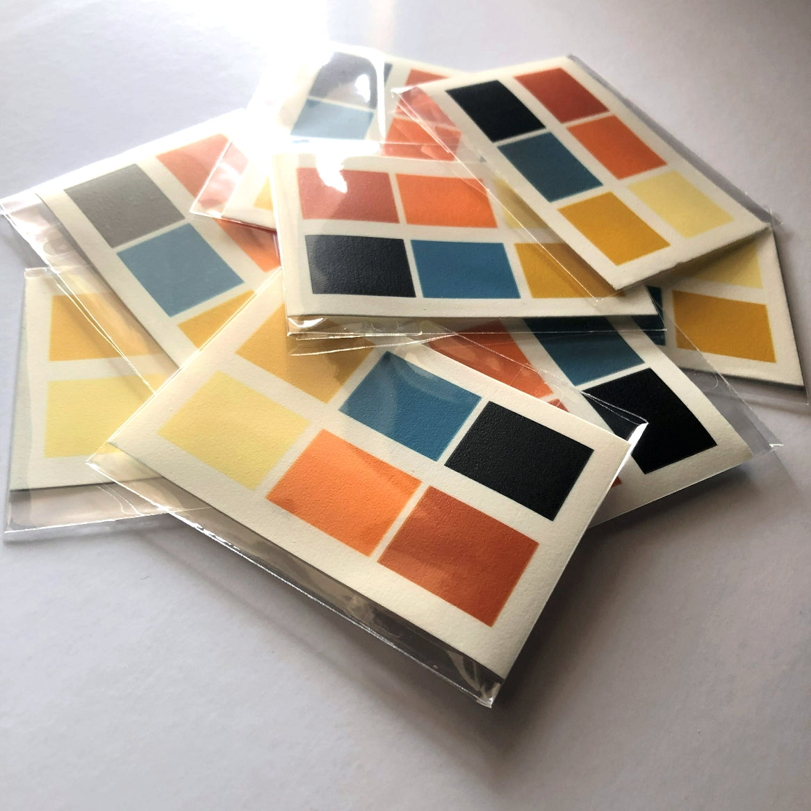 Edible Watercolour (PYO) Paint Palette (1 piece) (Blue/Rust) - CustomIcing.com.au