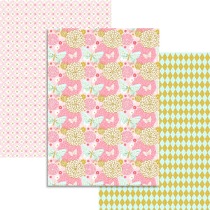 Pink Collection - 3 sheets Edible Printed Wafer Paper A4 - CustomIcing.com.au
