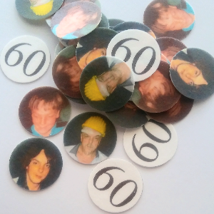 4cm diameter Custom Edible Printed Wafers 20 pieces - CustomIcing.com.au