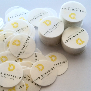 5cm diameter Custom Edible Printed Wafers 13 pieces - CustomIcing.com.au