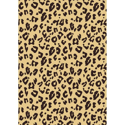 Cheetah print - Edible Printed Wafer Paper A4 - CustomIcing.com.au