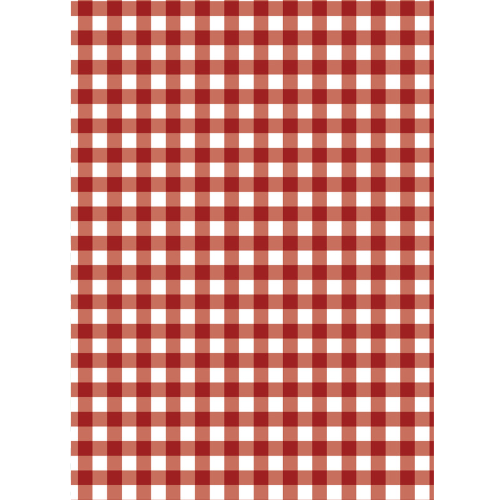 Dark Red Gingham Edible Printed Wafer Paper A4 - CustomIcing.com.au