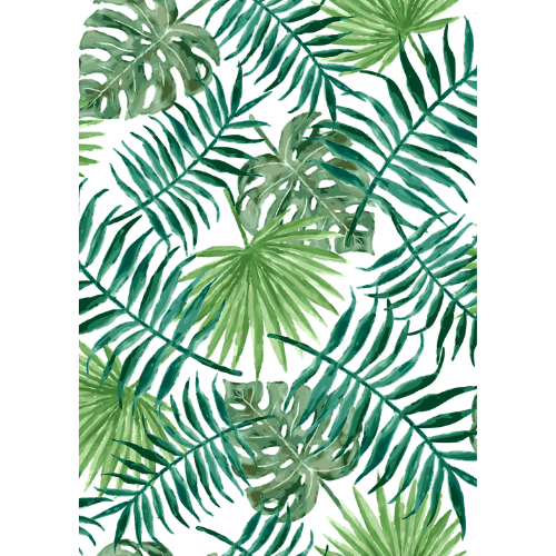 Foliage Leaves Edible Printed Wafer Paper A4