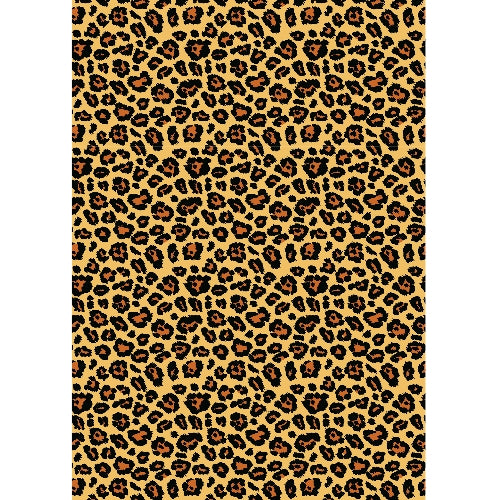 Leopard Print Edible Printed Wafer Paper A4