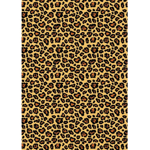 Leopard Print Edible Printed Wafer Paper A4 - CustomIcing.com.au