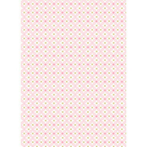 Pink circle Edible Printed Wafer Paper A4