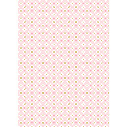 Pink circle Edible Printed Wafer Paper A4 - CustomIcing.com.au