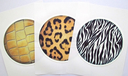 Animal Print Edible Image Cake Toppers 20cm diameter (7 prints available) - CustomIcing.com.au