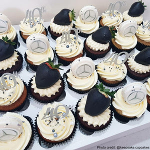 4cm diameter Custom Edible Printed Wafers 20 pieces - CustomIcing.com.au